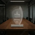 Statuetka szklana z etui G010