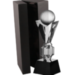 Trofeum szklane z etui C027 [9x35cm]