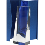 Trofeum szklane z etui C037 [15,5x20cm]