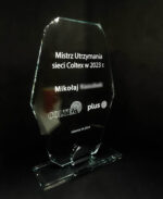 Szklana statuetka Flux z grawerem - obrazek 3